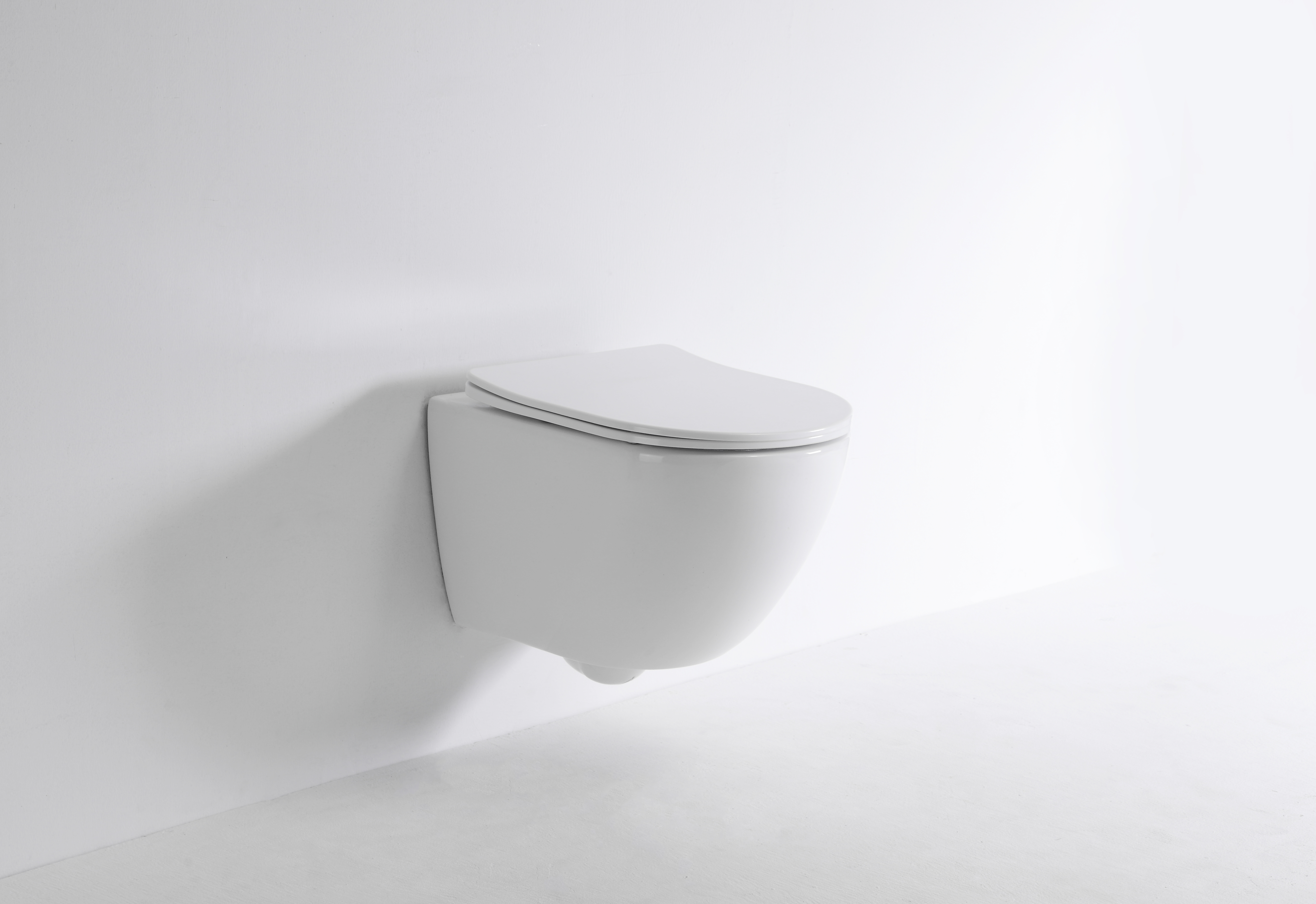 2478D Wall-Hung Toilet - Contemporary Rimless Ceramic WC