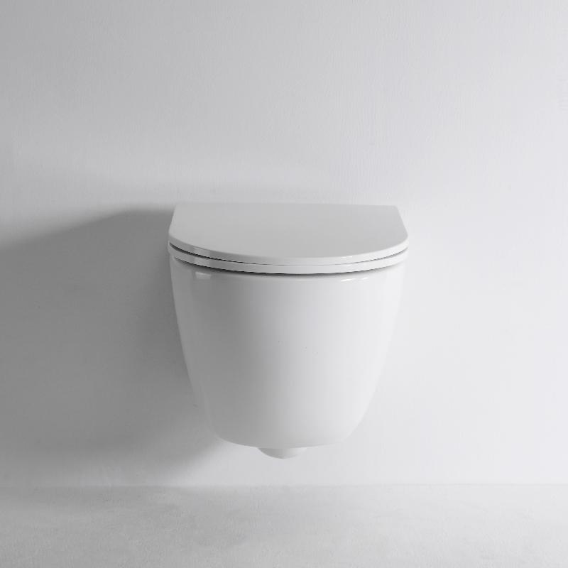 Quiet and Powerful Flushing Ceramic Wall Hung Toilet - Model BF2478E
