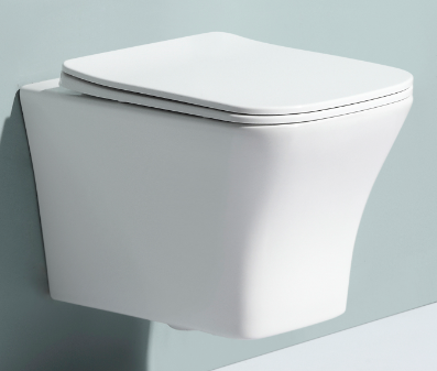 BEFEN2482D  Elegant Soft-Curve Wall‑Mounted Toilet – Modern Floating Design