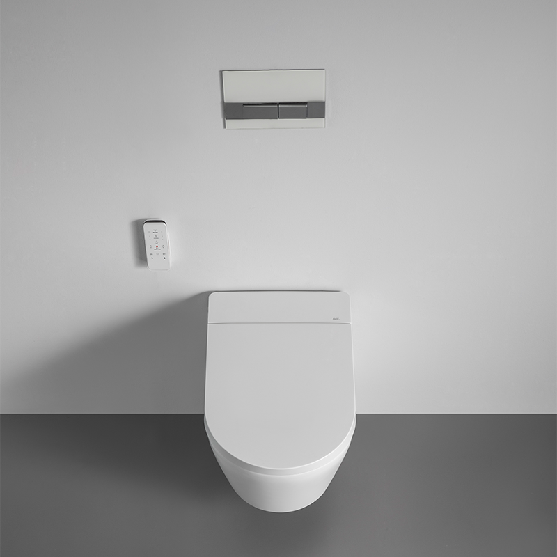 BF2497 Smart Wall Hung Toilet with Remote Control Instant Heating Bidet Toilet