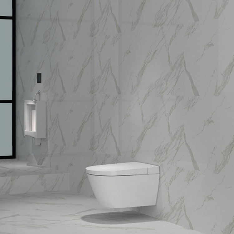 WC sospeso intelligente 2497 con funzione bidet, riscaldamento e scarico super vortex