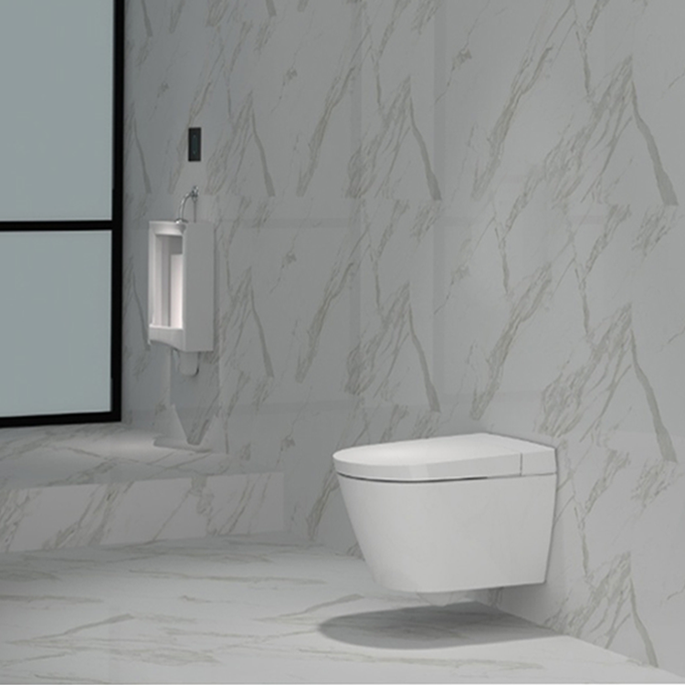 WC sospeso intelligente 2497 con funzione bidet, riscaldamento e scarico super vortex