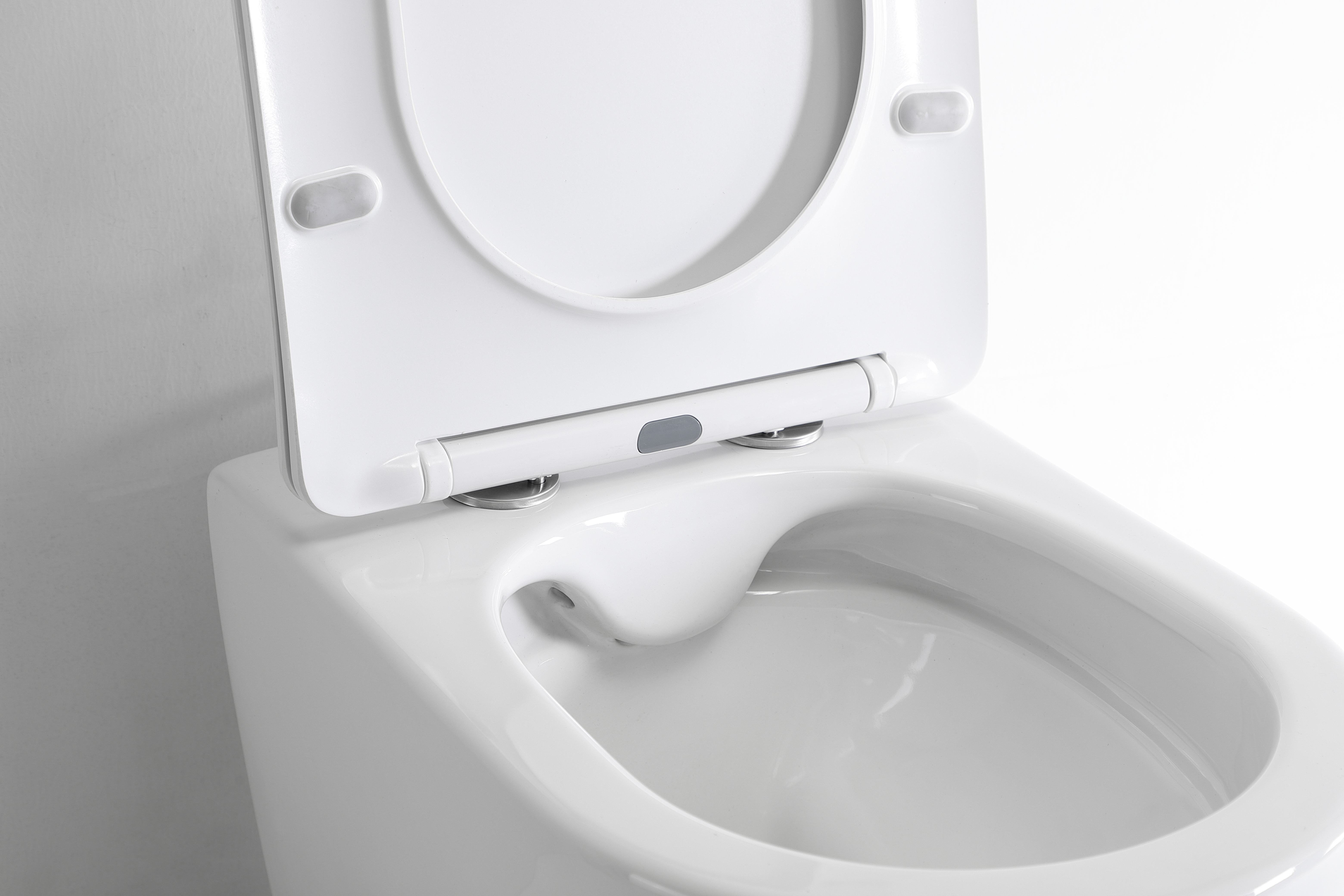 WC Suspendu 2518E - Sans Bride, Abattant Soft-Close, Design Compact