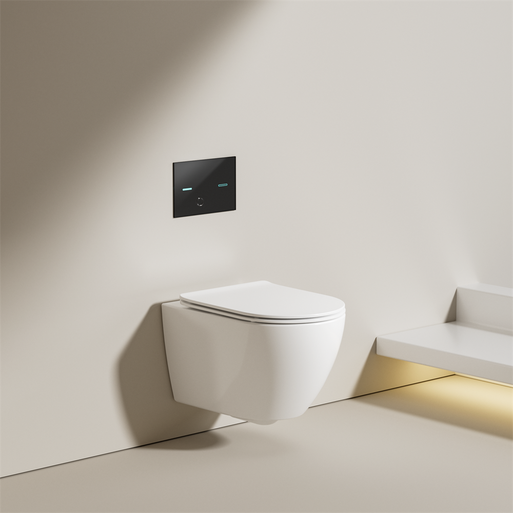 BF2417 Wall Hung Toilet Ceramic Nano Self-Cleaning Wall Mounted Toilet 3/6L CE ROHS Certified