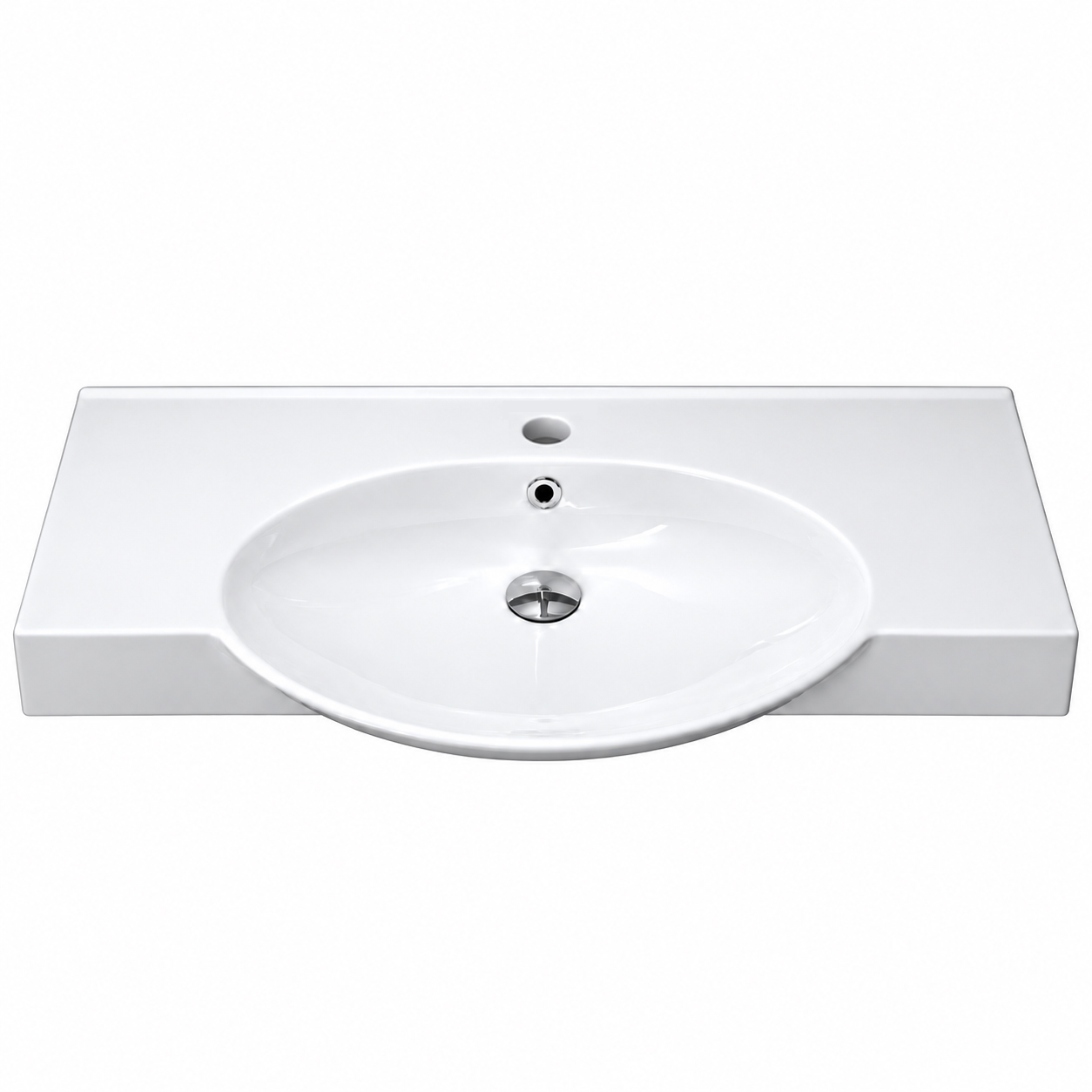 Modern Wall Hung Ceramic Wash Basin–BF0905