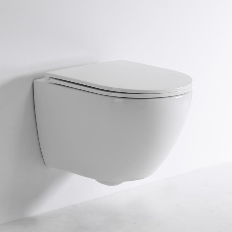 BF2418 Wall-Hung Toilet – Washdown Flushing, Soft Close UF Seat, 4.5L Water Consumption