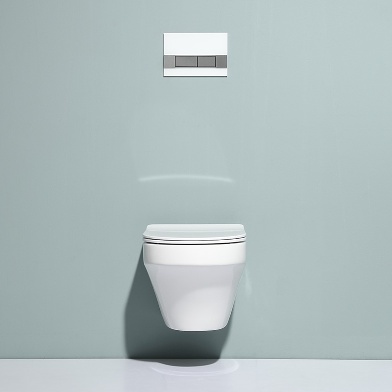 Wall-Hung Toilet 2462D – Modern Slim Ceramic Bathroom Fixture