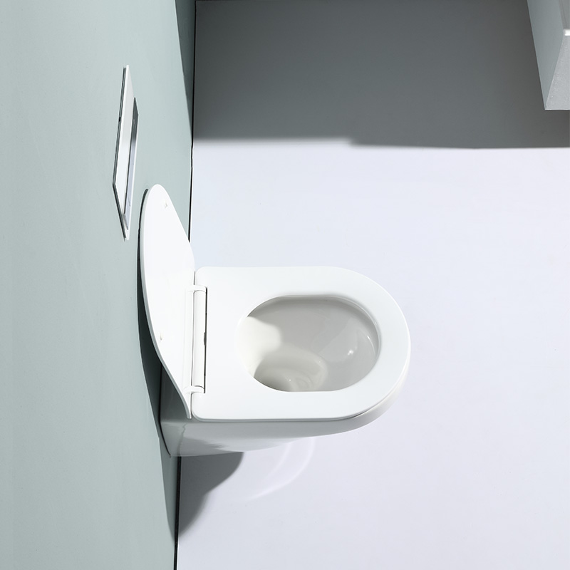 Wall-Hung Toilet 2462D – Modern Slim Ceramic Bathroom Fixture
