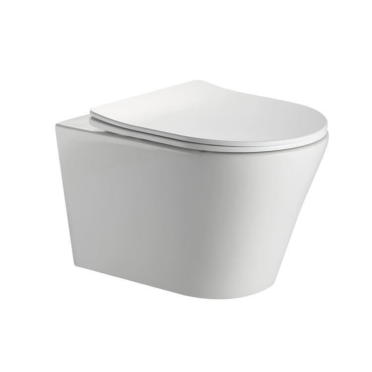 Toilette suspendue rimless 2490D en céramique moderne et efficace