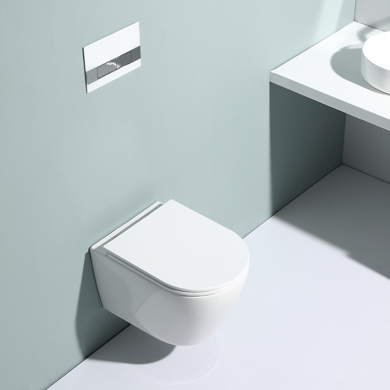 2476E Rimless Wall Hung Toilet – Space-Saving, Hygienic, Quiet Flush