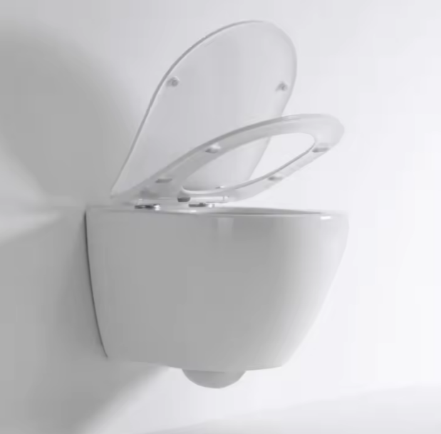 BF2418D Wandhängendes Keramik-WC mit Soft-Close-Sitz und Dual-Flush-System
