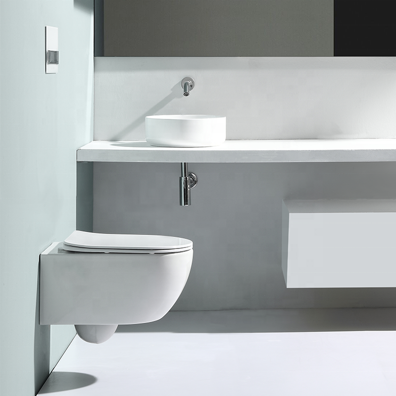 Rimless Wall Hung Toilet 2468D – Space-Saving, Powerful & Hygienic