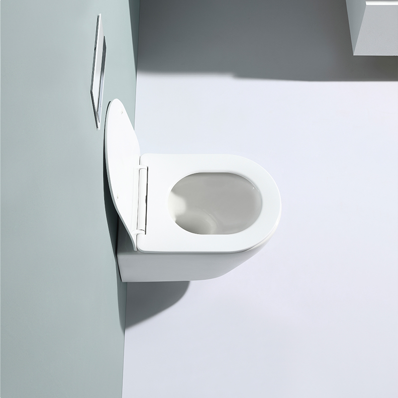 Model 2476D Wall Hung Toilet Modern Rimless Ceramic Wall Mounted WC