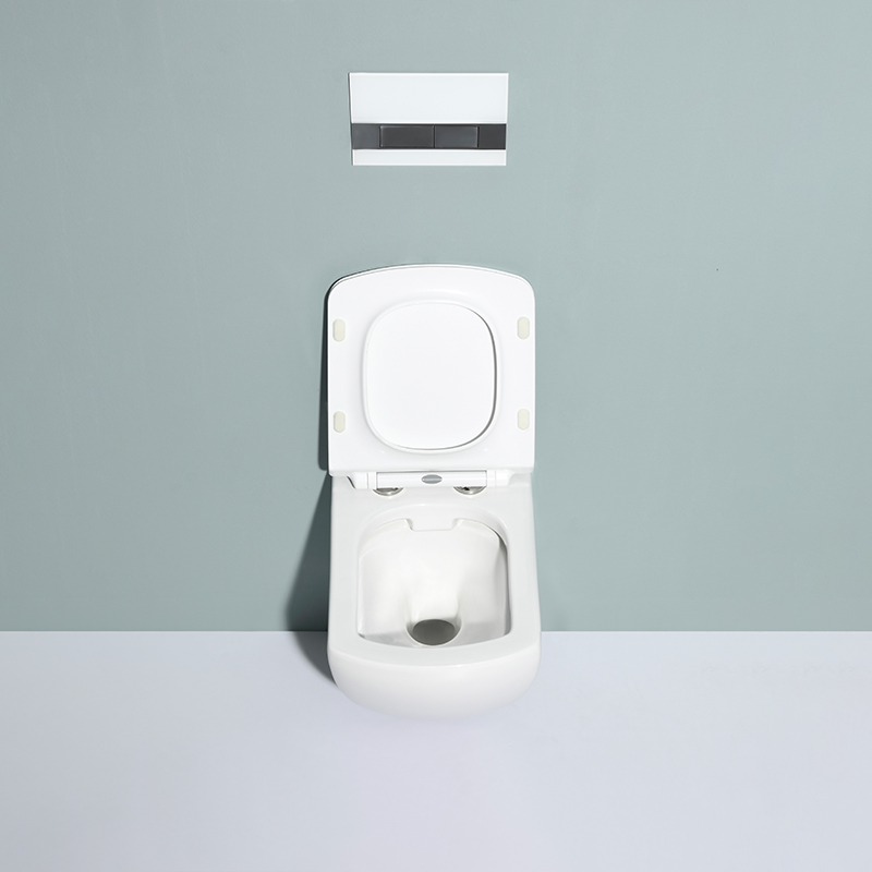 Model 2496 Modern Wall Hung Toilet – Minimalist Ceramic Wall Mounted WC for Contemporary Bathrooms