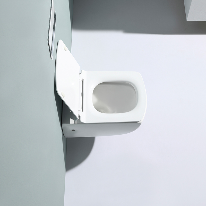 Model 2496 Modern Wall Hung Toilet – Minimalist Ceramic Wall Mounted WC for Contemporary Bathrooms
