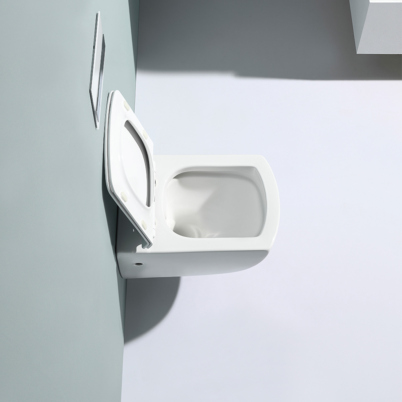 Model 2496 Modern Wall Hung Toilet – Minimalist Ceramic Wall Mounted WC for Contemporary Bathrooms