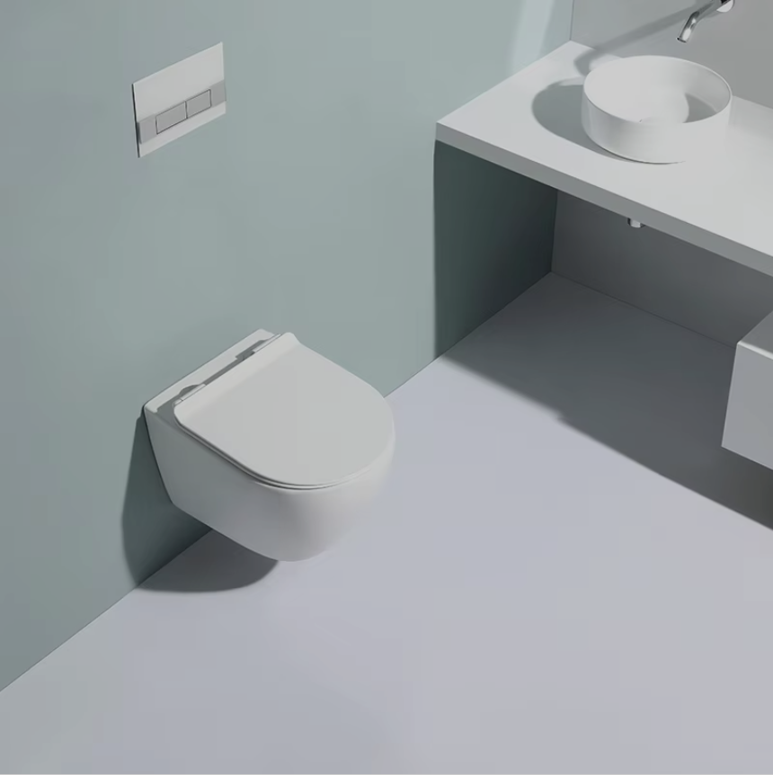 Contemporary Wall-Hung Toilet (Model 2479A)