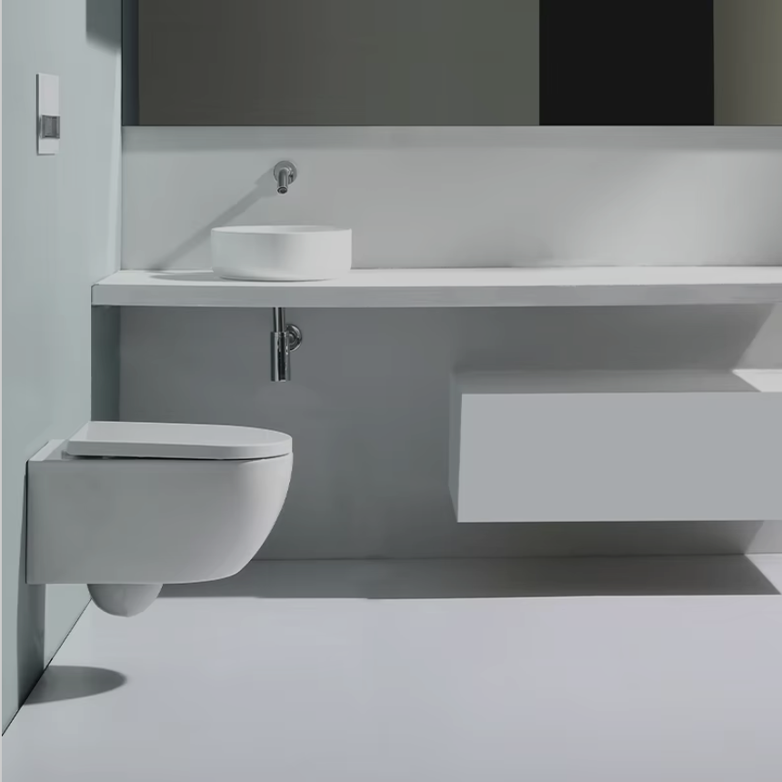 BF2468 Wall-Hung Toilet – Minimalist Silent Flush Space-Saving WC