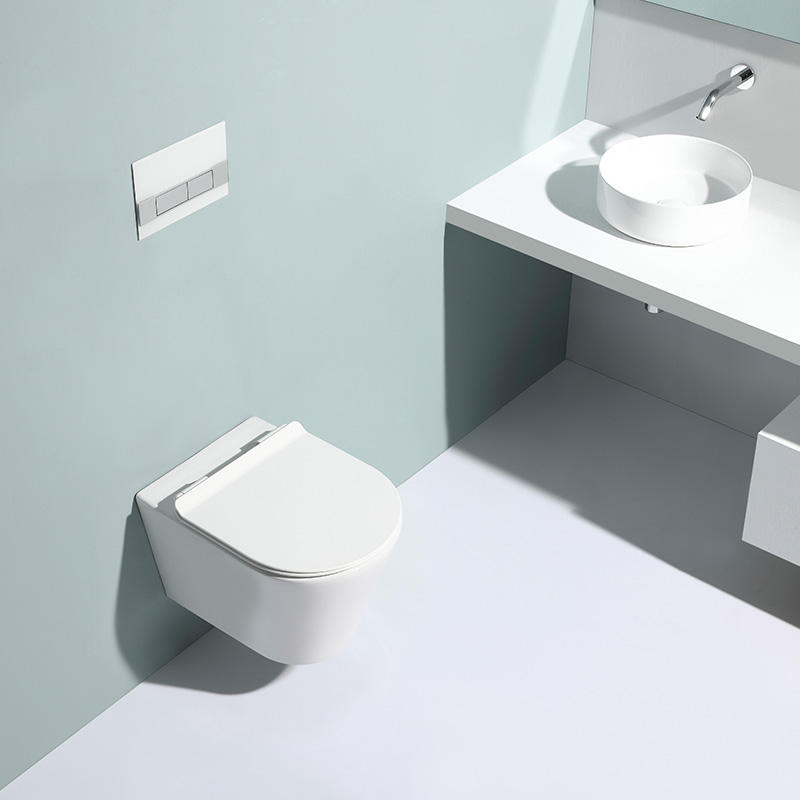 Smart Wall-Hung Toilet BF2490A – 3/6L Dual Flush, Self-Cleaning, High Efficiency Ceramic WC