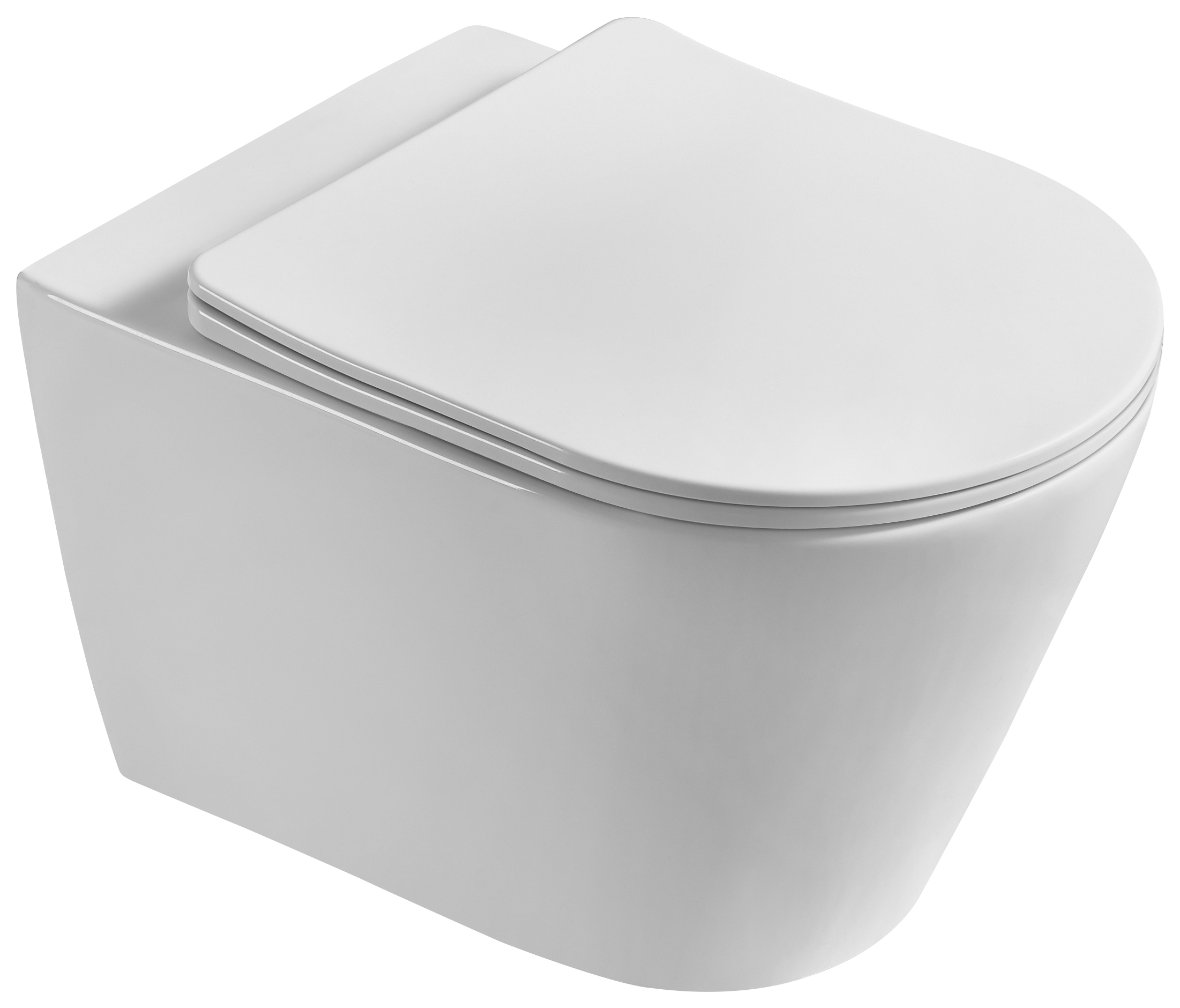 BF2390 Wall-Hung Ceramic Toilet with Cyclone Flushing and Soft Close UF Seat