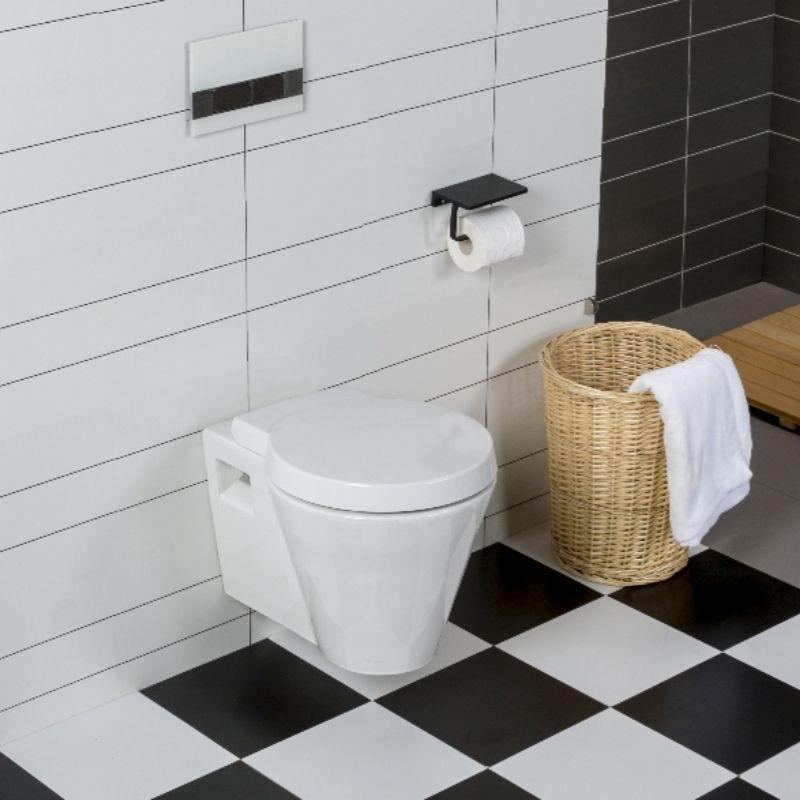 BF2409 Rimless Wall-Hung Toilet – Ceramic, 3-6L Dual Flush, Soft Close PP Seat, CE/ROHS