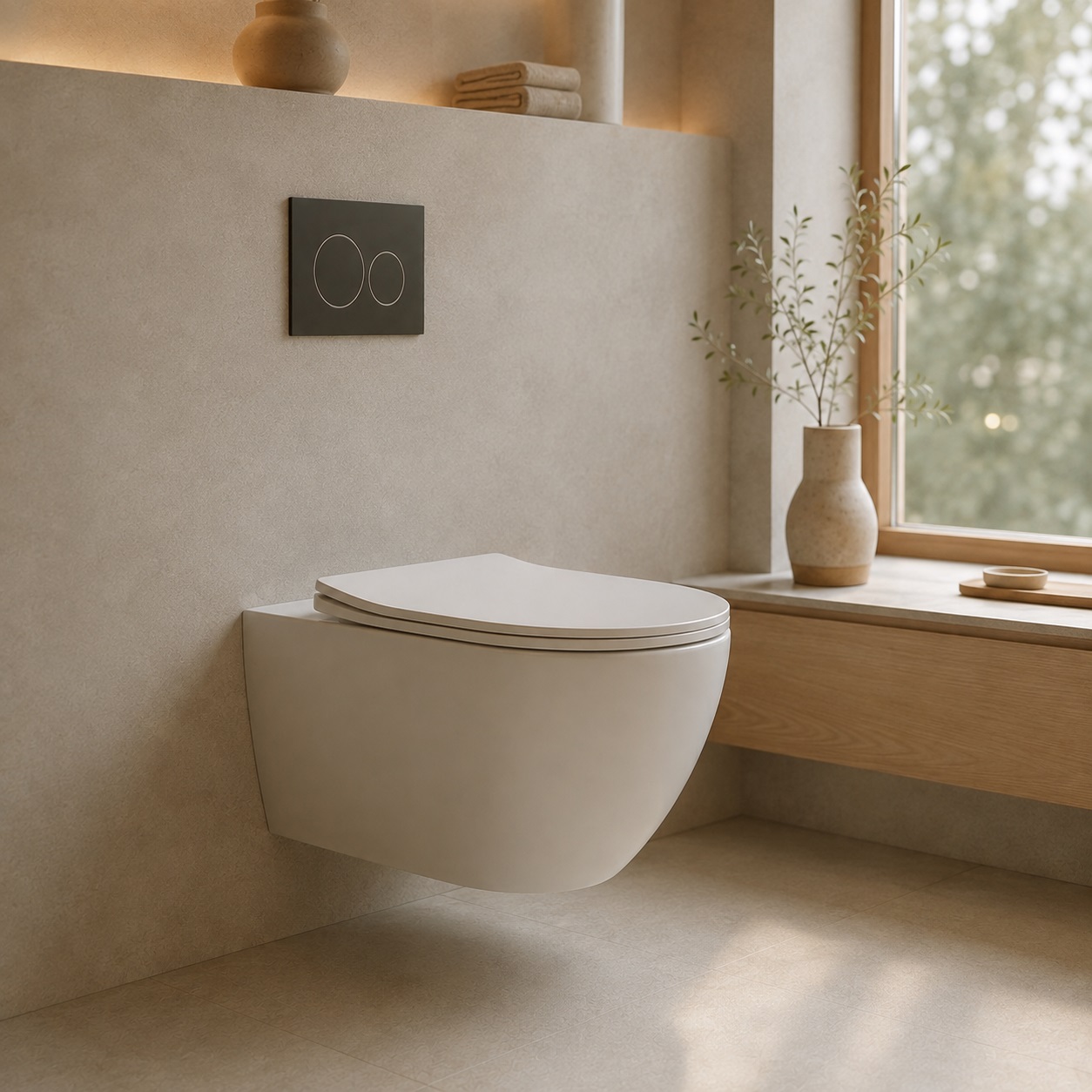 BF2416 Vortex Wall Hung Ceramic Toilet with Washdown Flushing