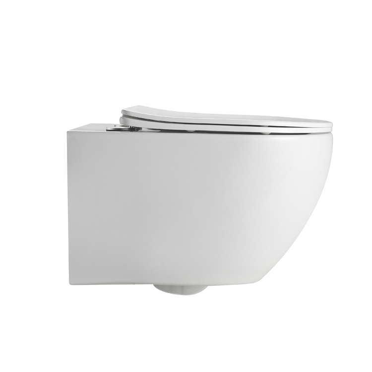 BF2416 New Vortex Wall Hung Toilet Washdown Ceramic Glossy White 530×360×350 mm