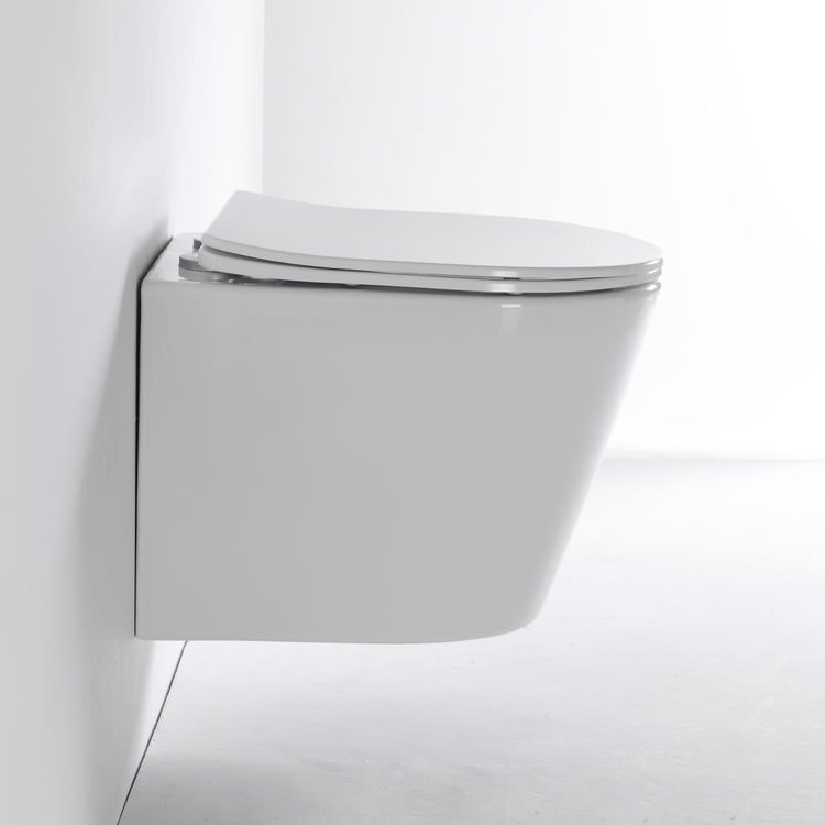 BF2422D Toilette Suspendue Murale | Cuvette en Céramique Antitache au Design Moderne