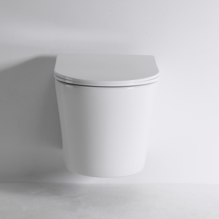 BF2422 Rimless Wall Hung Ceramic Toilet with Washdown & Rimless Flushing