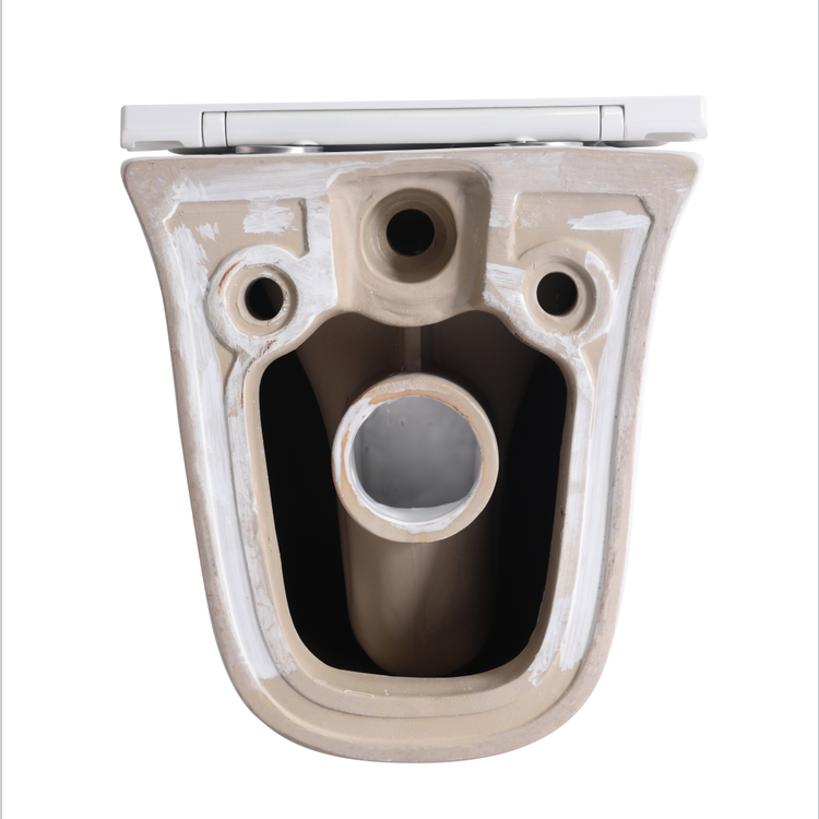 Compact Wall-Hung Toilet Modern Rimless Ceramic WC