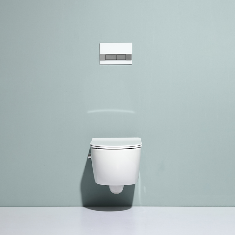 Inodoro Suspendido 2468D-BD - Diseño Compacto, Tapa Silenciosa, Estilo Moderno