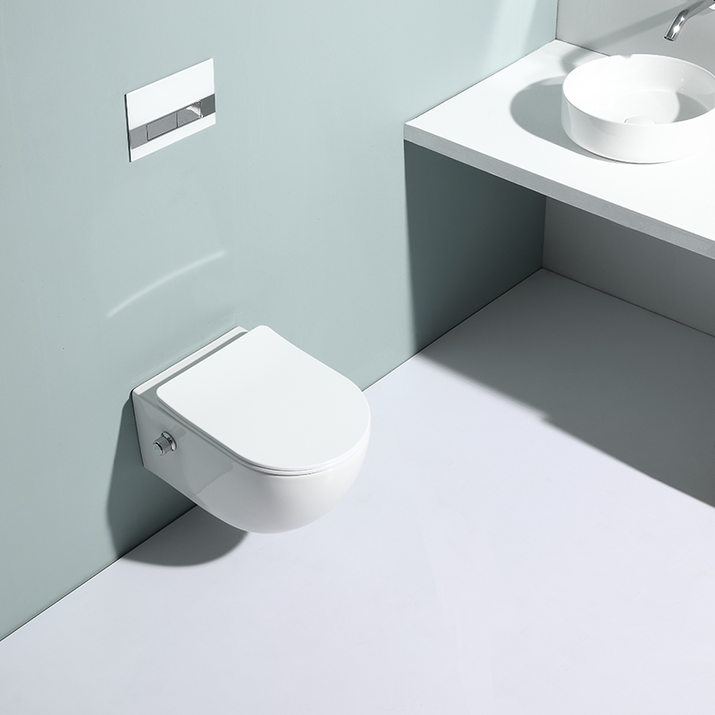 Inodoro Suspendido 2468D-BD - Diseño Compacto, Tapa Silenciosa, Estilo Moderno