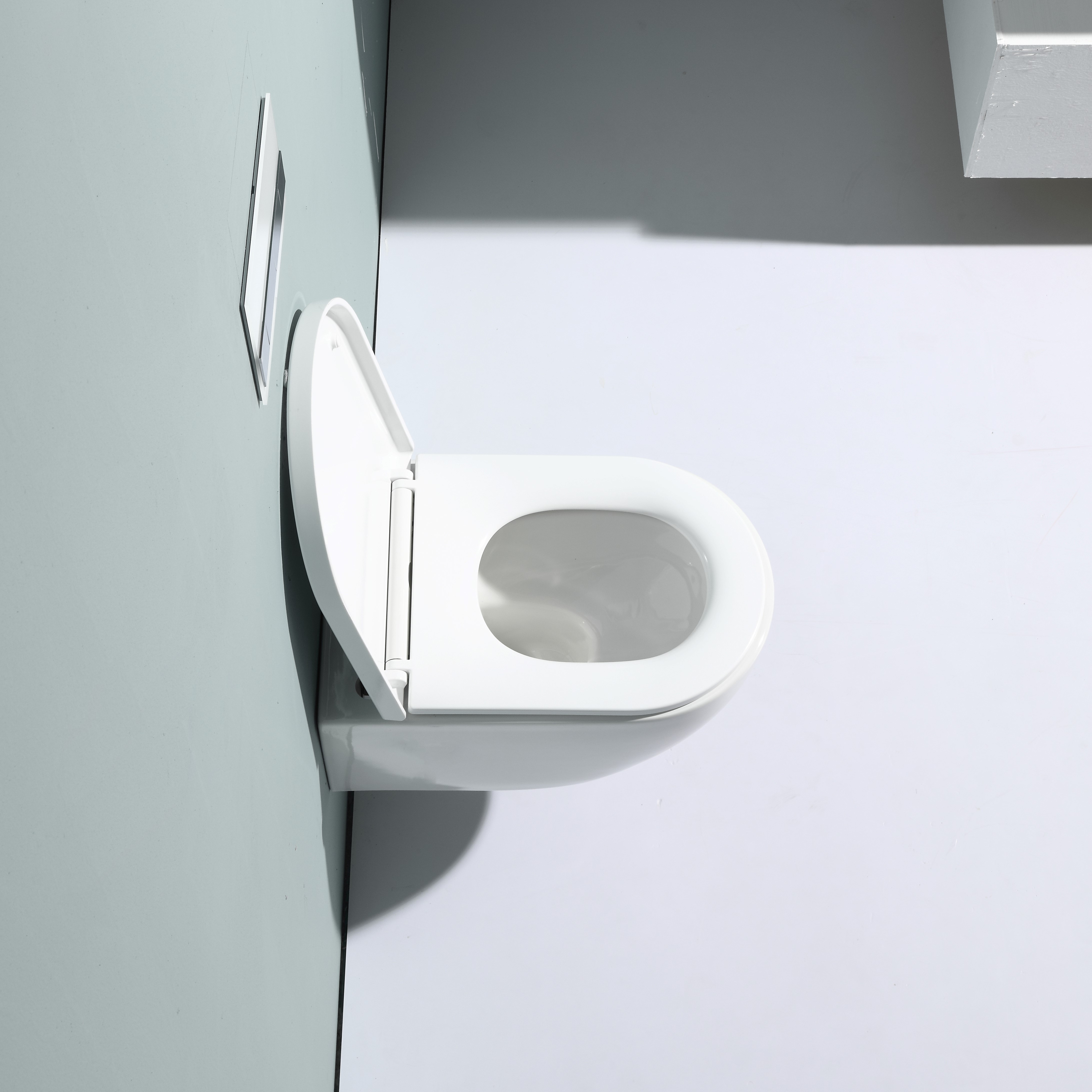 BF2468 Rimless Wall Hung Toilet 540×360×350mm 3/6L Washdown Ceramic WC with Nano Coating