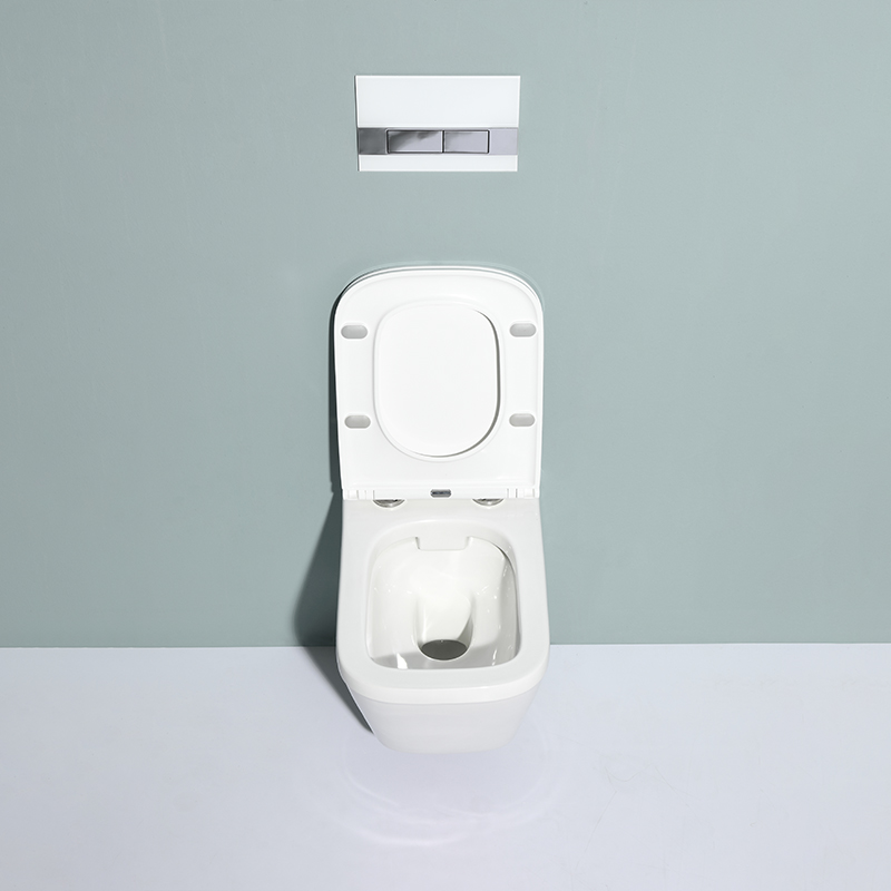 2472D Rimless Wall Hung Toilet – Dual Flush 3/6L, Modern Space-Saving WC