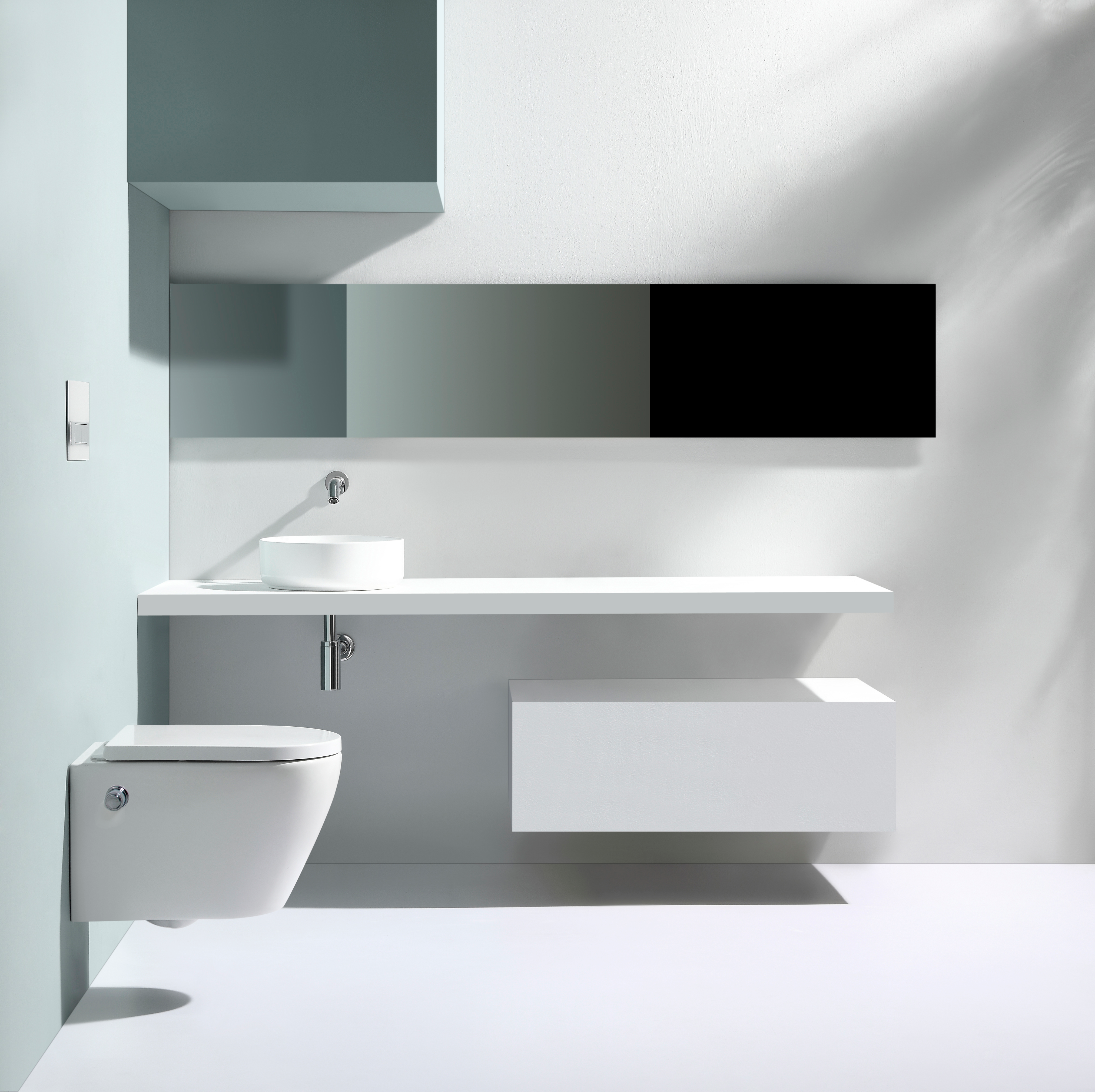 2476-BD Rimless Wall Hung Toilet with Built-in Shower – Smart Hygiene & Space Efficiency