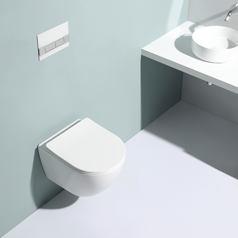 Modèle 2478D WC Suspendu Moderne en Céramique avec Abattant Soft Close