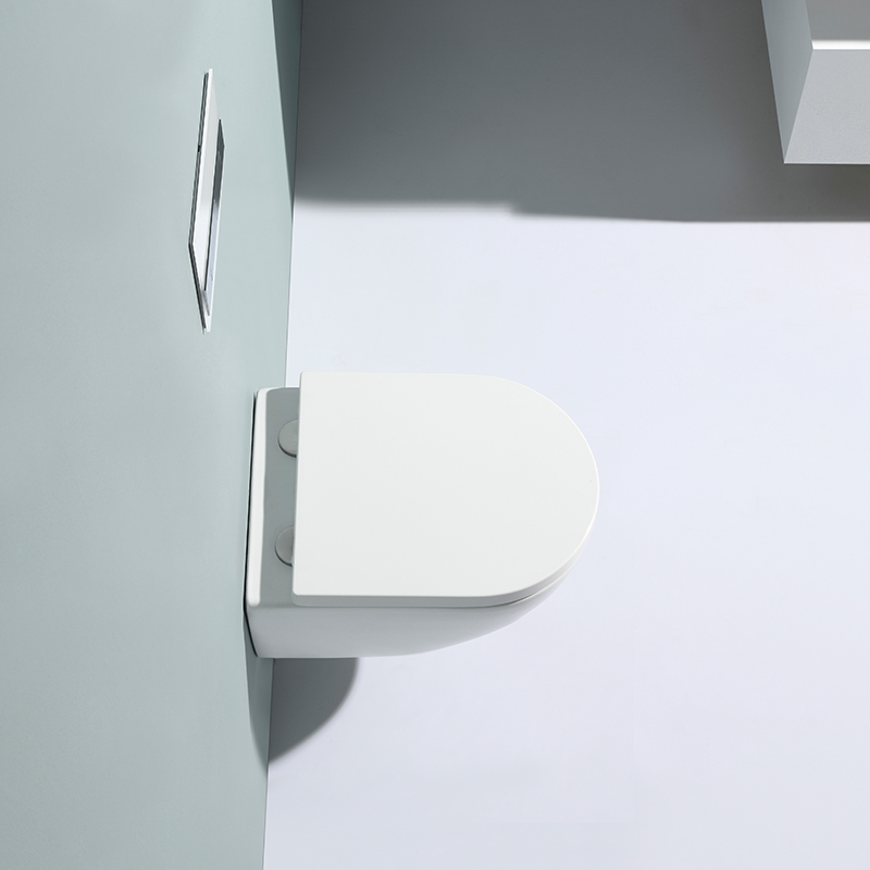BF2478 Rimless Wall Hung Toilet Washdown Ceramic Glossy White 480×360×350 mm