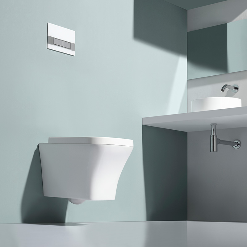 Wall Hung Toilet BF2482 with Washdown Flushing, Instant Heating and Remote Control