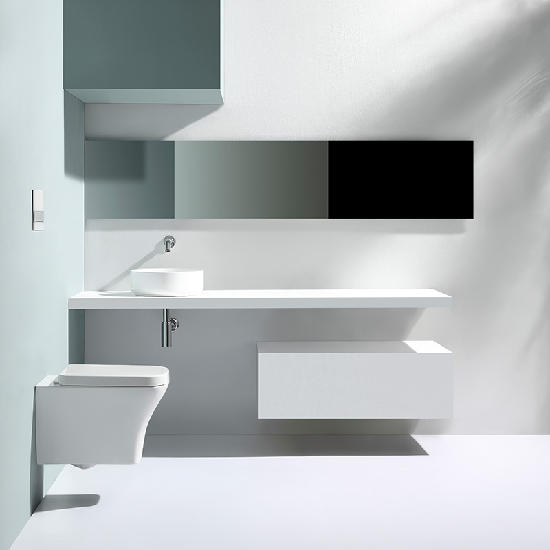 Wall Hung Toilet BF2482 with Washdown Flushing, Instant Heating and Remote Control