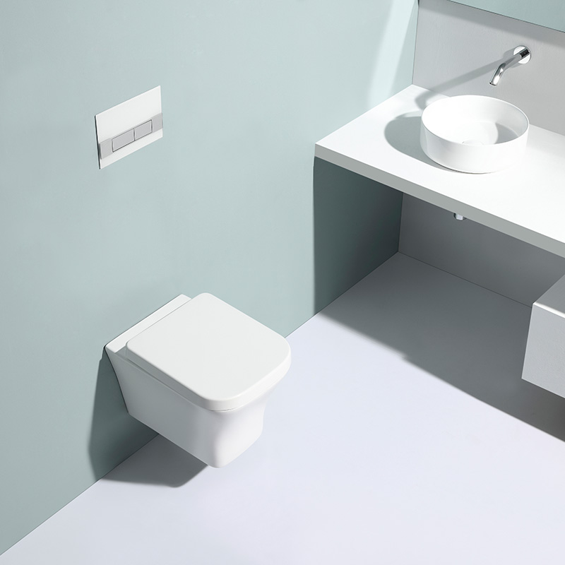 Wall Hung Toilet BF2482 with Washdown Flushing, Instant Heating and Remote Control
