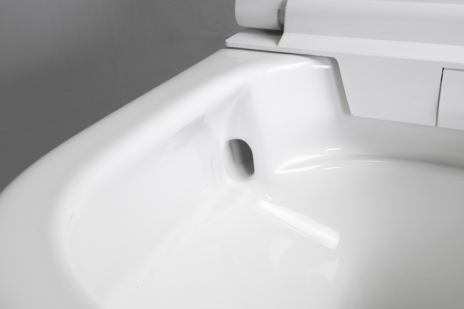 Inodoro Inteligente Suspendido en la Pared – Modelo 2499, Tapa Automática, Ducha Femenina, Descarga Ecológica