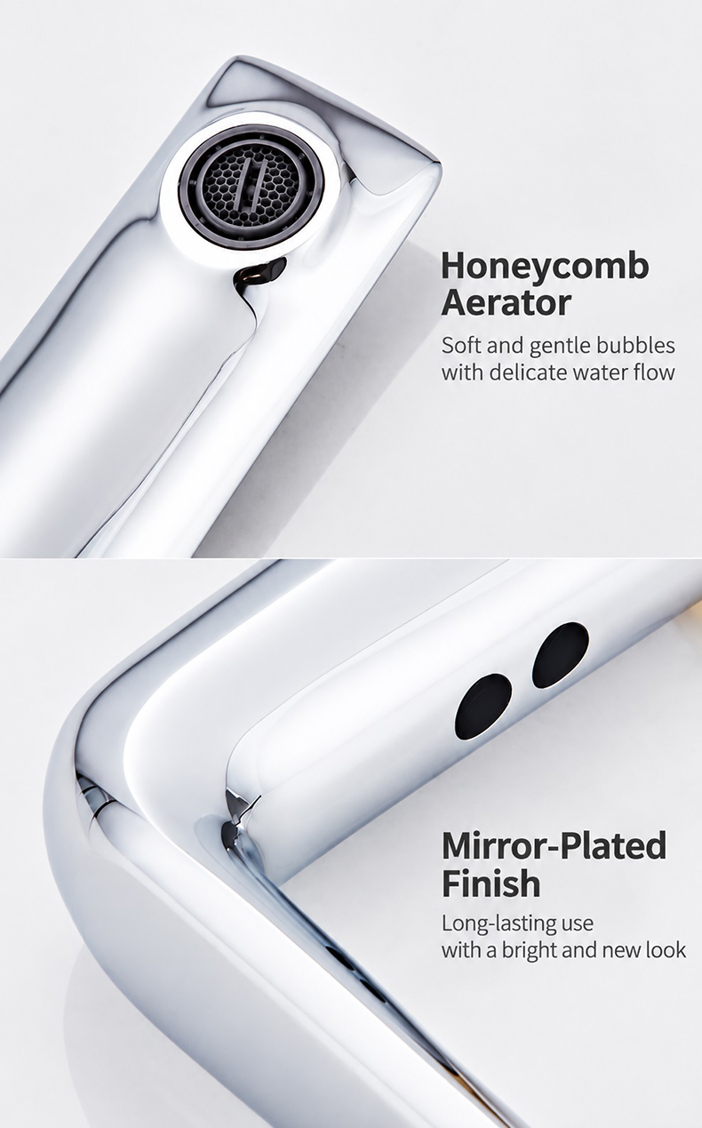 Dual-Sensor Automatic Basin Faucet | Brass Body Touchless Faucet