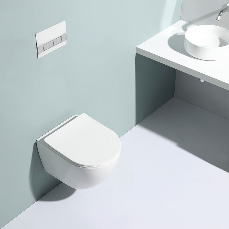 BF2478D Wall-Hung Ceramic Toilet with New Vortex Washing and 3–6L Water Consumption