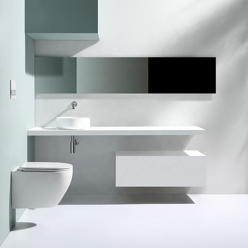 Wall Hung Toilet BF2479E – Ceramic, Washdown Flushing, Soft Close UF Seat, White