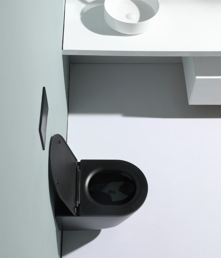 BF2390 Wall-Hung Ceramic Toilet with New Vortex Wash, 535×360×365 mm, 3–4.5 L