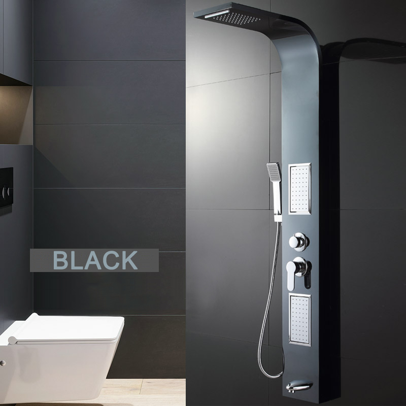 BF9815 SUS304 Luxury Shower Panel in Gold or Rose Gold
