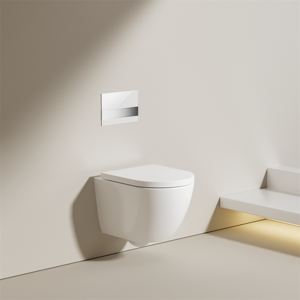 Compact Rimless Wall Hung Toilet 2478 – Hygienic, Quiet, Space-Saving Design