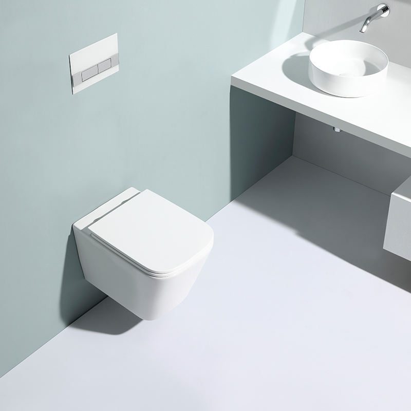 BF2417E Wall Hung Toilet with Vortex Flush and Soft Close UF Seat