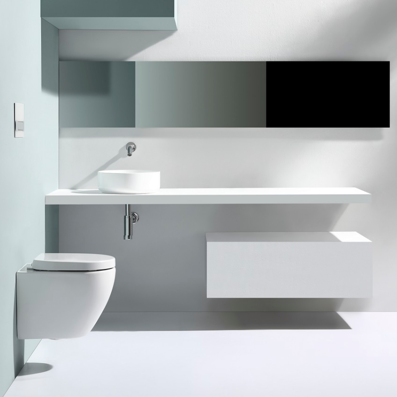 BF2412 White Ceramic Wall-Hung Toilet