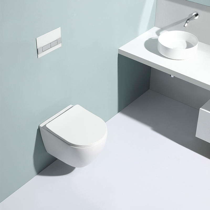 Wall-Hung Toilet BF2479D – Vortex Wash, 3-4.5L Dual Flush, High Efficiency Ceramic Design